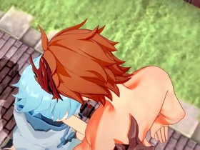 Tartaglia and Chongyun’s hot gay scene in Genshin Impact