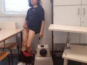 A student with a high sex drive masturbates in the classroom and even squirts while at school. Jon Arteen, another example of a horny university student, makes solo porn videos.