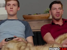 Gay stepbrother helps him to find his manhood