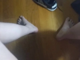 Latina sister gives good hand job