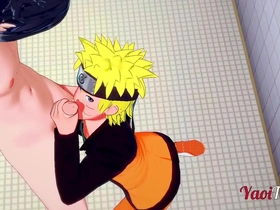 Naruto and Sasuke’s hot gay scene in the school’s bathroom
