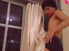 Hot Asian cutie Hansel Thio in a sexy solo performance