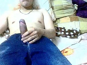Asian webcam show with masturbation and jerking off