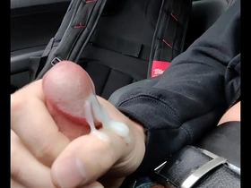 Vegaslife486s naughty car ride with mushroom head edging and daddys cum
