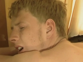 Hot gay scene with hardcore anal sex and creampie