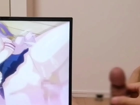 College student goes through her favorite anime and masturbates to it.