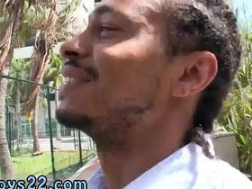 Black gays public holiday sex adventure with Asian muscle man