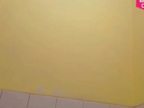 Steamy solo scene with Indonesian Chinese beauty Hansel Thio in the bathroom.