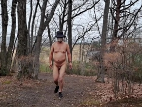 Public urination and small penis tease in a suburban park